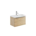 Muro Plus 600 Wall Hung Cabinet & Basin - Image 4