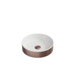 Koko Fluted Countertop Basin Bronze