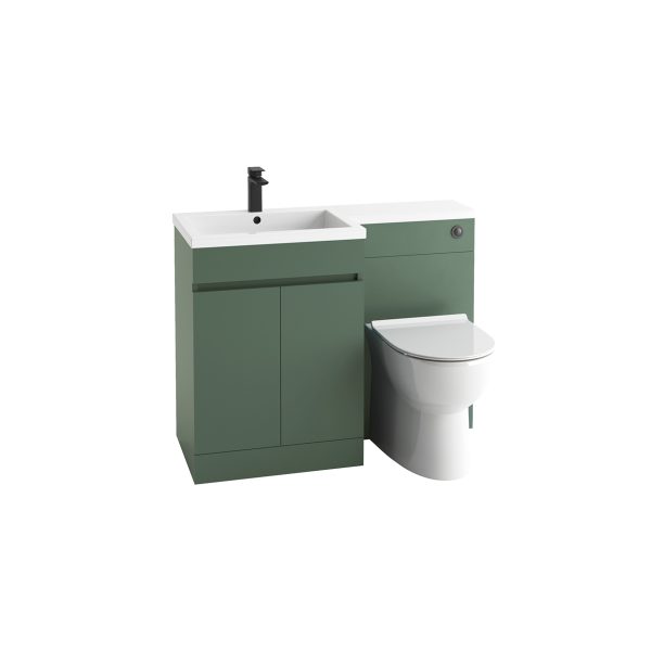 Empire 500 WC Unit / With Flush button - Matte Sage Green