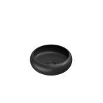 Riviera Black Round Countertop Basin
