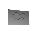 Gun Metal Round Dual Flush Button For Use With Wc-Frame002 & Wc-Frame003