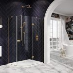 1200 x 900 Athena Hinged Offset Quadrant Door pack