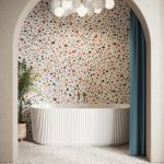 Labyrinth Fluted Back To Wall Bath 1700x800x600