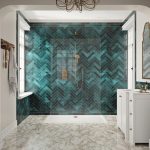 900mm × 2000mm Minos Frameless Shower Wall Glass