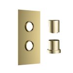 Shower Concealed Plate with Sleeves (1 outlet) - Image 3