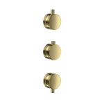 Shower Concealed Knurled Handle 3 Pack (1 Thermo 2 Flow) - Image 3