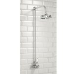 TRADITIONAL RIGID RISER SHOWER WITH FIXED HEAD