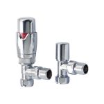 ANGLED DESIGNER TRV RADIATOR VALVE (PAIR) - Image 2