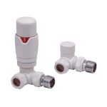 CORNER DESIGNER TRV RADIATOR VALVE (PAIR)