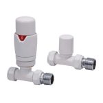 STRAIGHT DESIGNER TRV RADIATOR VALVE (PAIR)