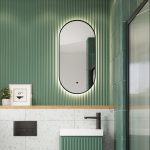 Oval 400x800mm AUBREY SLIM LED MIRROR