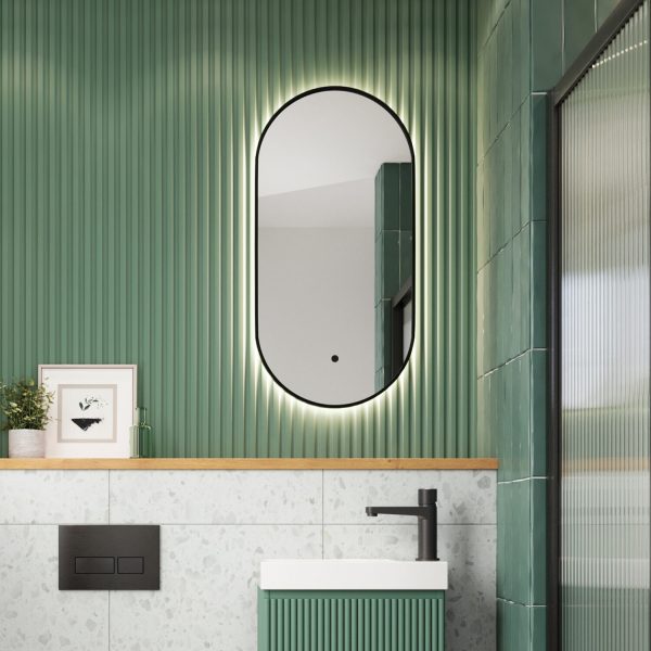 Oval 400x800mm AUBREY SLIM LED MIRROR