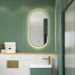 Oval 400x800mm AUBREY SLIM LED MIRROR - Image 2