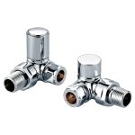 CORNER 15MM RADIATOR VALVE (PAIR)